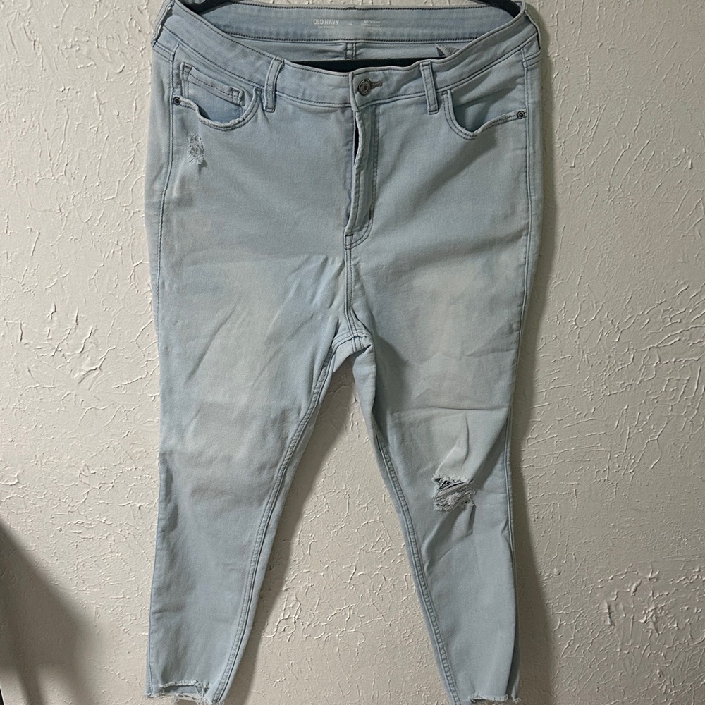 Old Navy Light Blue Women's super Skinny Jeans